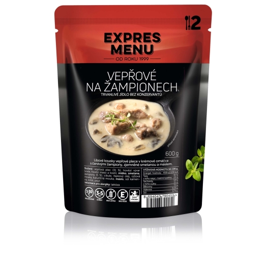 Vepřové na žampionech