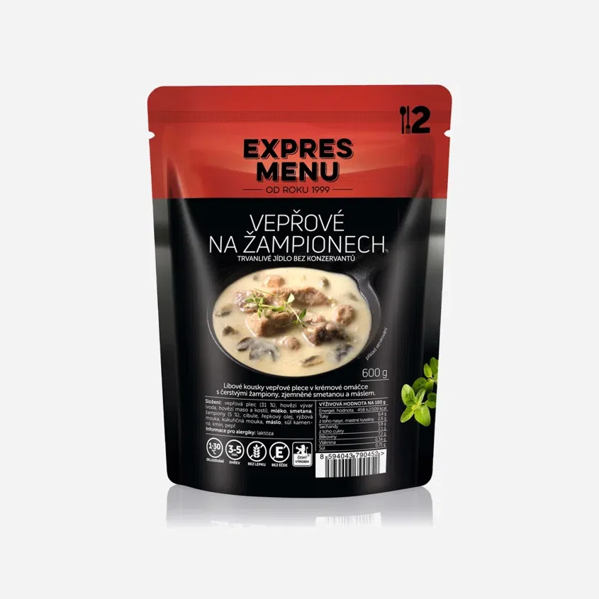 Vepřové na žampionech