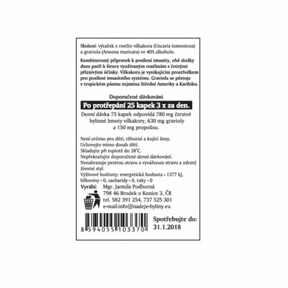 Vilkakora + Graviola 6 x 50 ml