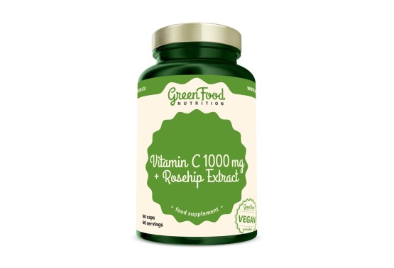 Vitamin C 1000mg+Rosehip Extract 60cps