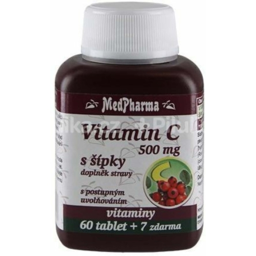 Vitamin C 500 mg s šípky 67 tablet