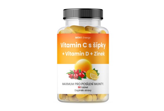 Vitamin C s šípky, vitamin D a zinek