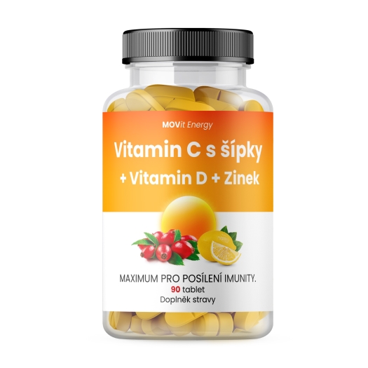 Vitamin C s šípky, vitamin D a zinek