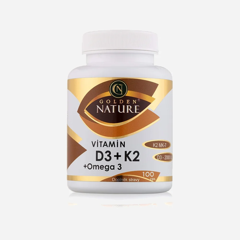 Vitamin D3 2000 I.U. + K2 + MK-7 + Omega 3 100 tablet