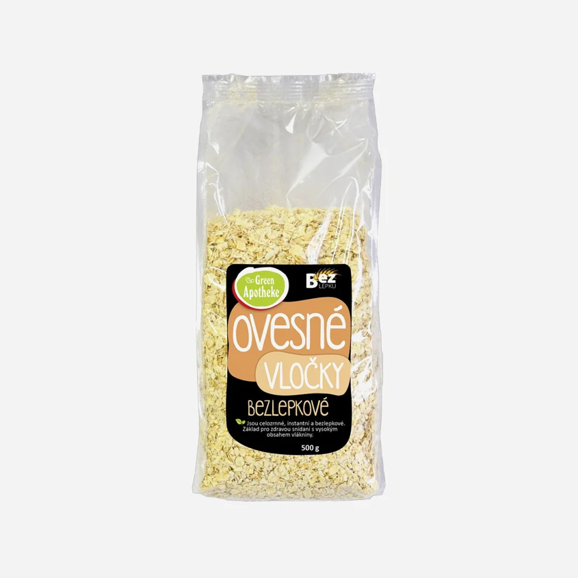 Vločky ovesné bezlepkové celozrnné 500g