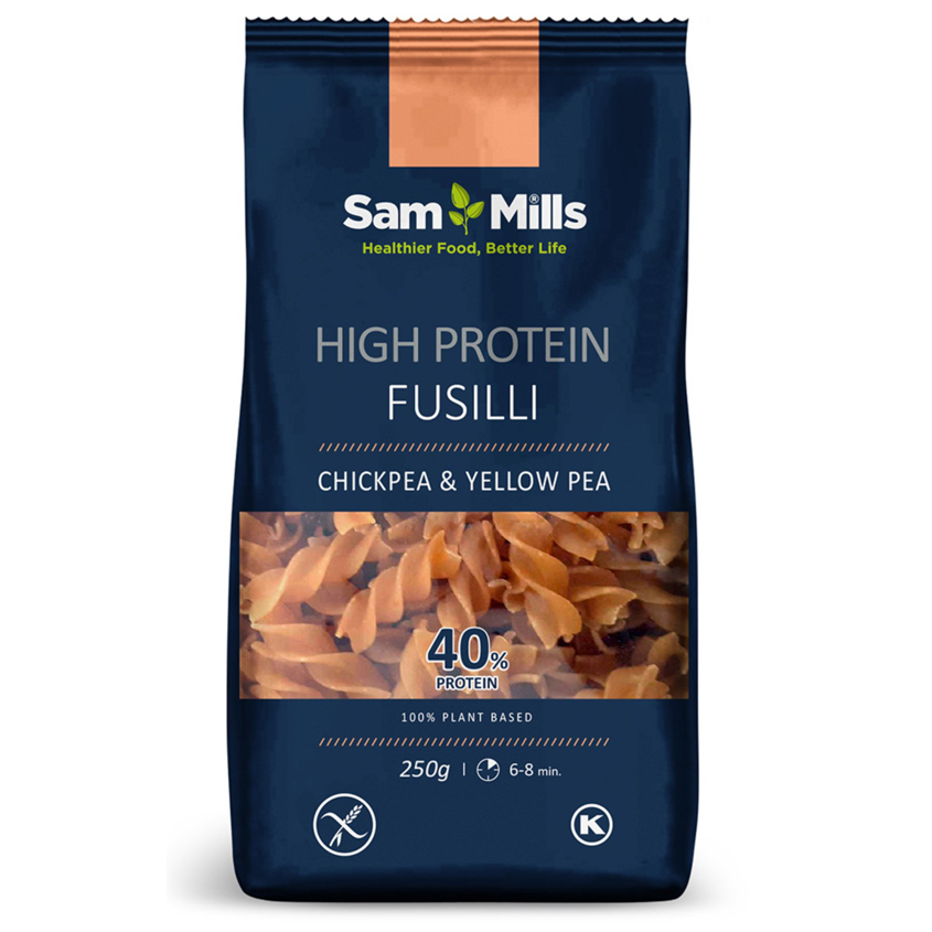 Vretená z cíceru a žltého hrachu (40% proteínu)