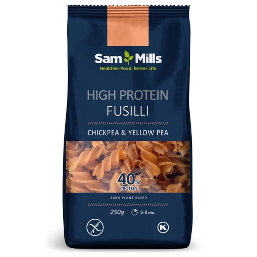 Vřetena z cizrny a žlutého hrachu (40% proteinu)