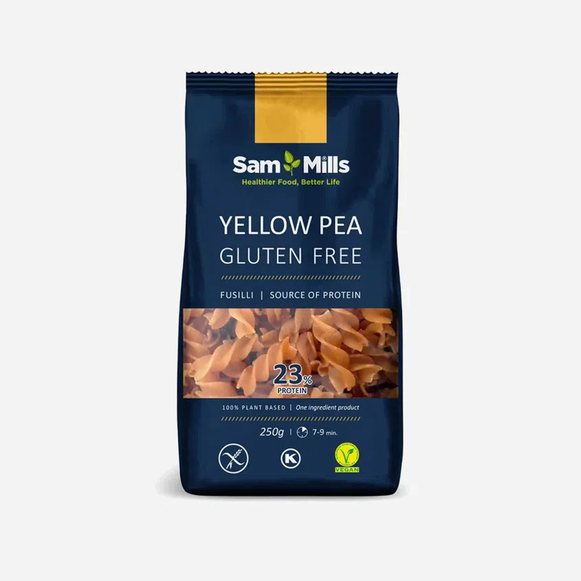 Vřetena ze žlutého hrachu (23% proteinu)