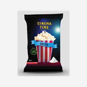 Vypukaný popcorn slaný