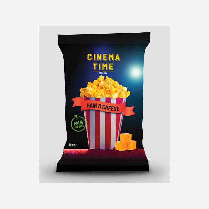 Vypukaný popcorn šunka a syr