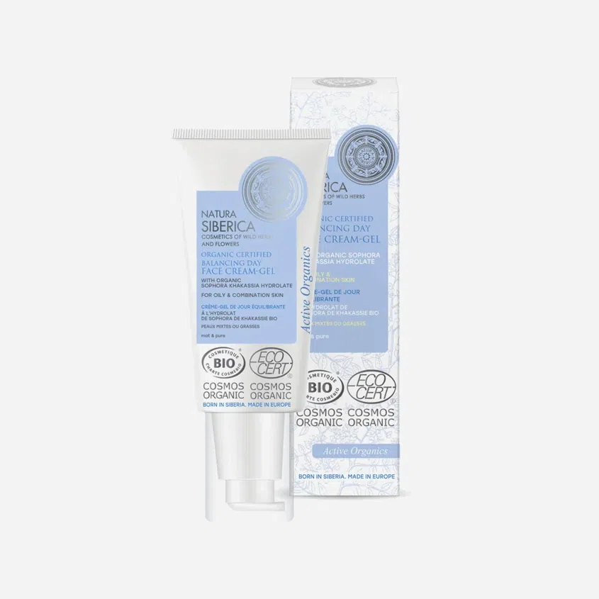 Vyrovnávací gelový krém na obličej pro mastnou a smíšenou pleť