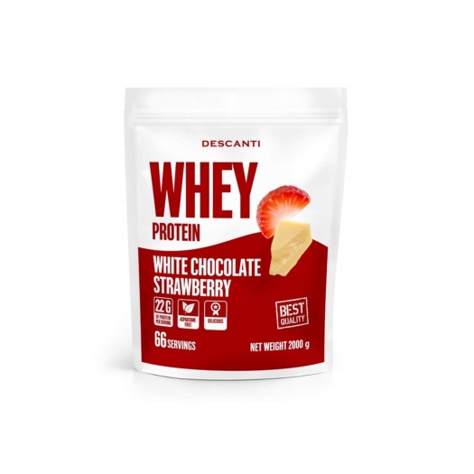 Whey Protein Jahoda a bílá čokoláda