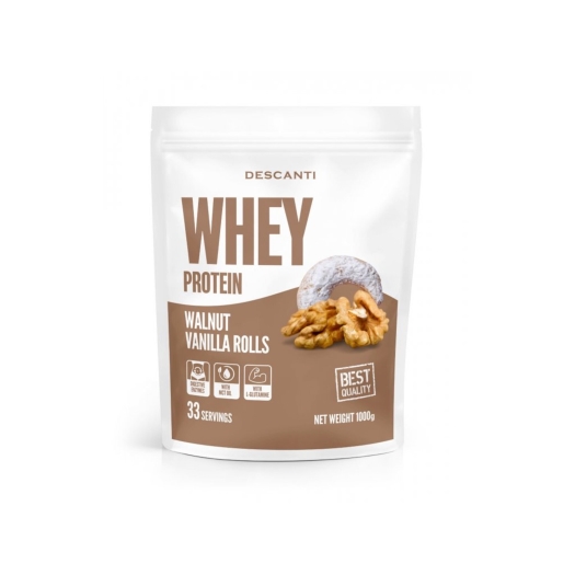 Whey protein Walnut Vanilla Rolls