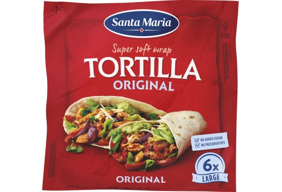 Wrap tortilla