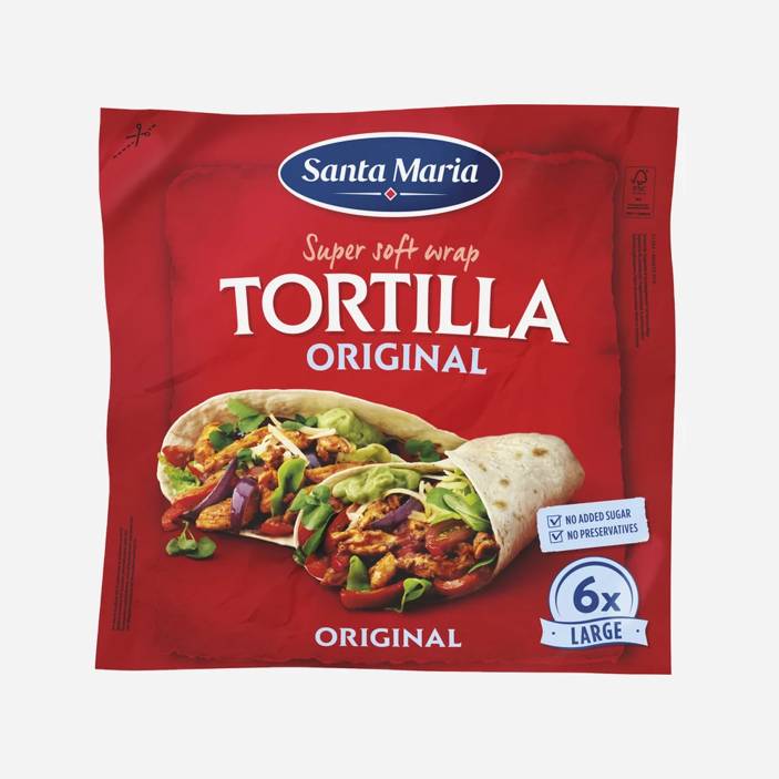 Wrap tortilla