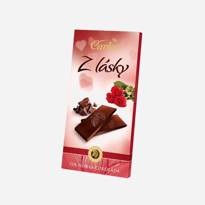 Z lásky - 70% hořká čokoláda