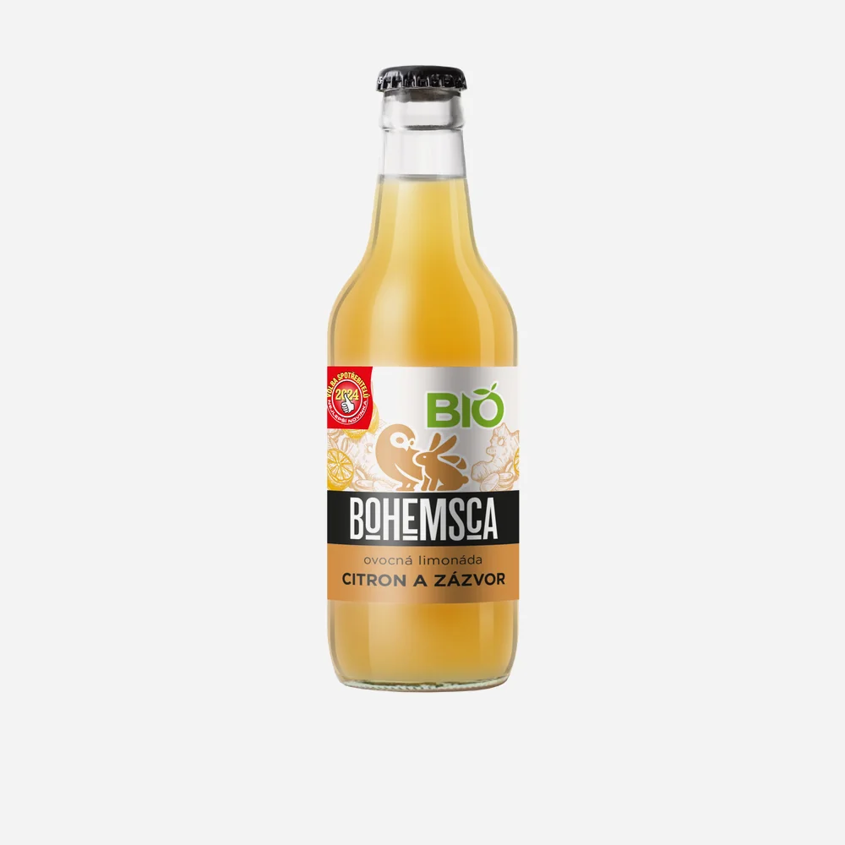Zahradní limonáda citrón a zázvor BIO