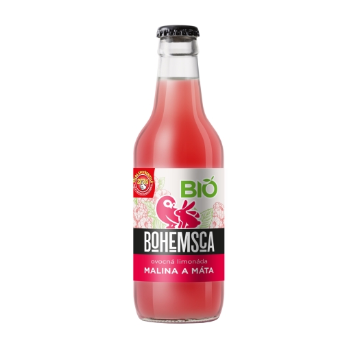 Zahradní limonáda malina a máta BIO