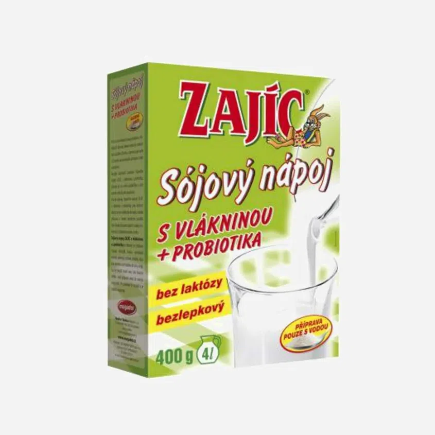 Zajíc Sojový nápoj s vlákninou+probiotika