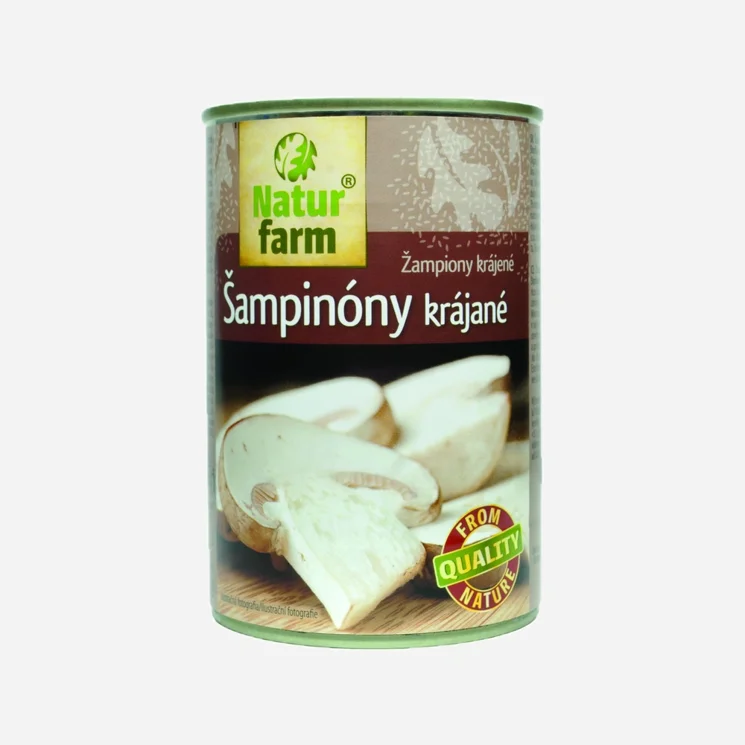 Žampiony krájené v nálevu