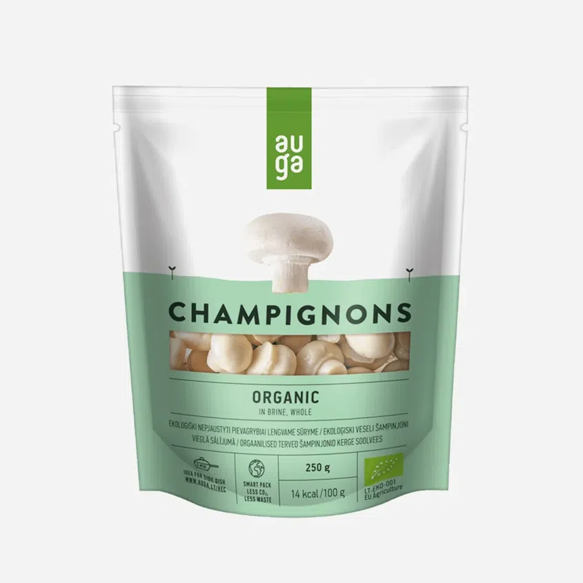 Žampiony ve slaném nálevu BIO