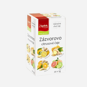 Zázvorovo-citrusové čaje 4v1 20 vrecúšok