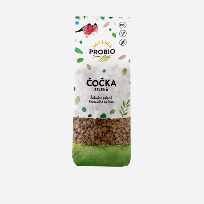 Zelená čočka BIO