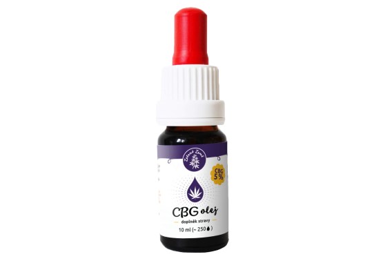 Zelená krajina CBG Konopný olej 5%