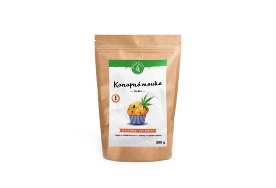 Zelená krajina Konopná múka hladká 500 g