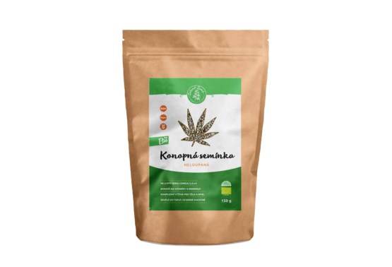 Zelená krajina Konopné semienka nelúpané 150 g