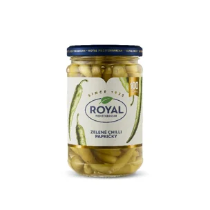 Zelené chilli papričky