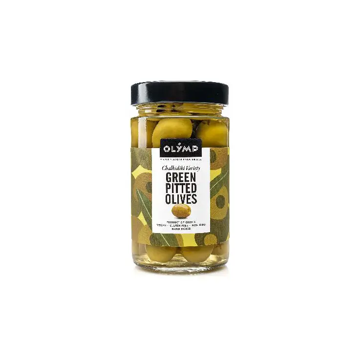 Zelené olivy bez pecky 6 x 320  ml