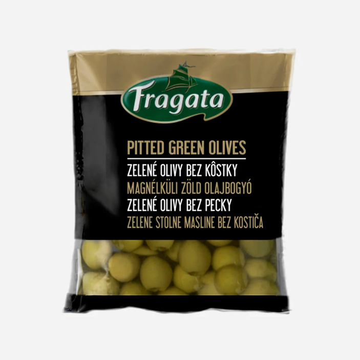 Zelené olivy bez pecky