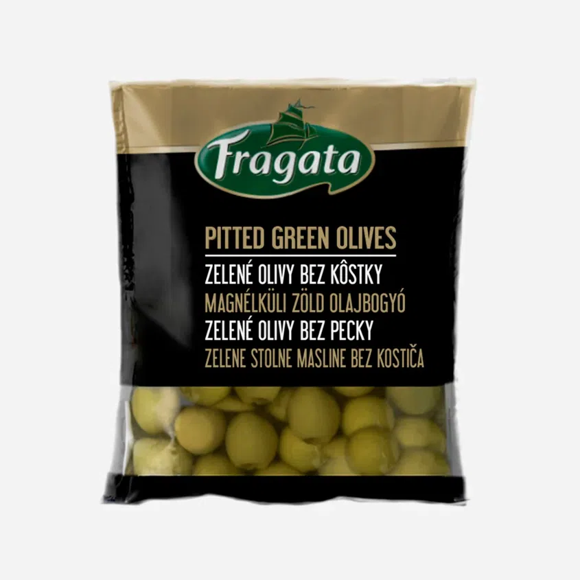 Zelené olivy bez pecky