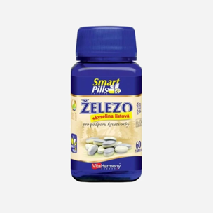 Železo 20 mg s kys. Listovou 60 tabliet