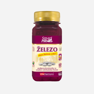 Železo 20 mg s kys. listovou a vitaminem C - 60 tbl.