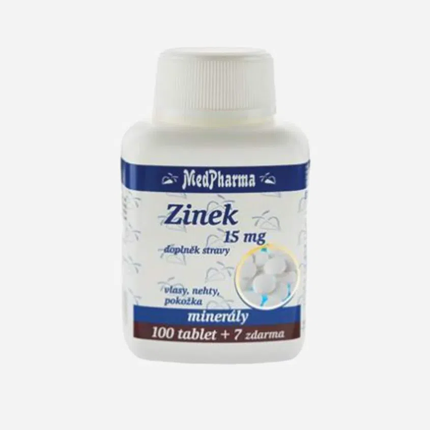Zinek 15 mg 107 tablet
