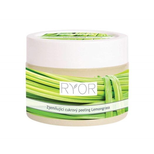 Zjemňující cukrový peeling Lemongrass