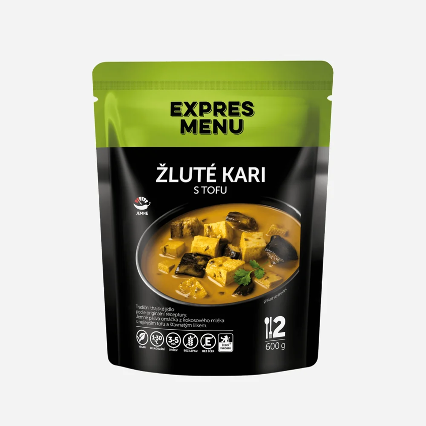 Žlté kari s tofu