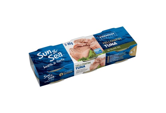 Žltoplutvý tuniak v olivovom oleji 3 x 80 g