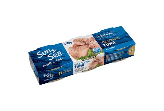 Žlutoploutvý tuňák ve vlastní šťávě 3 x 80 g